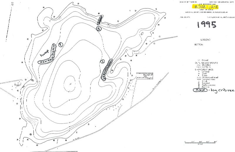 Lake Maps and Fish Crib Locations